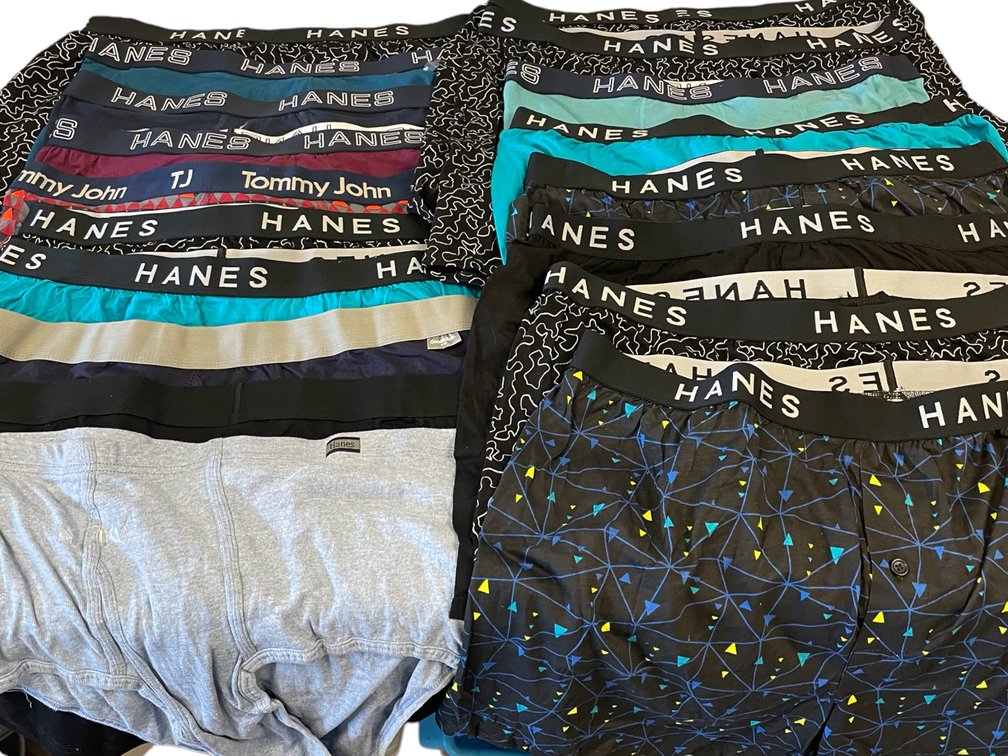 Set of 18 Men's Size XXL Underwear Various Styles 