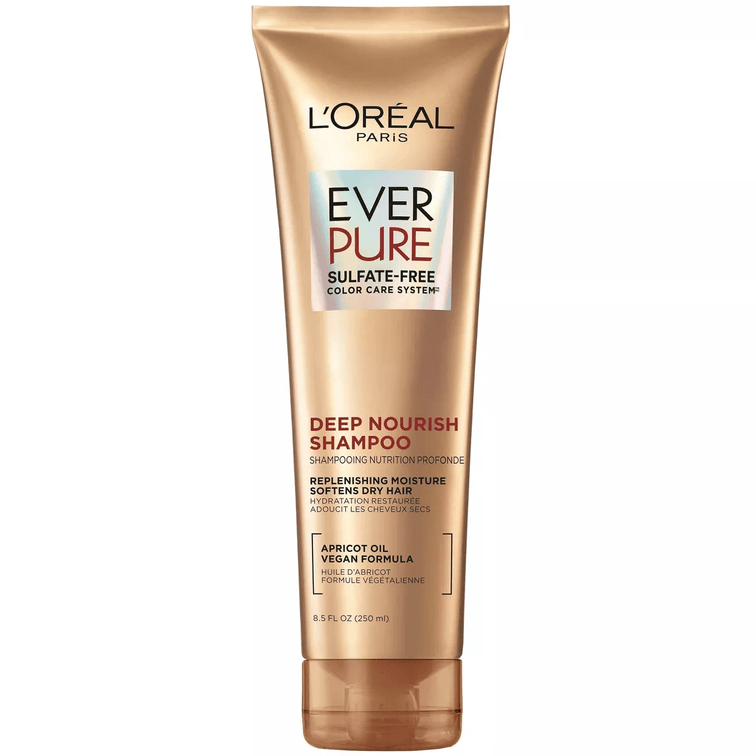 Set of L'Oreal Paris EverCreme Sulfate Free Deep Nourish Shampoo and Conditioner  - 8.5 fl oz