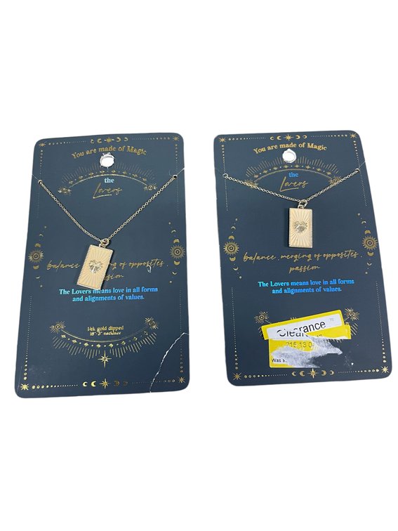 You are Made of Magic necklace - "the Lovers" - set of 2 necklaces