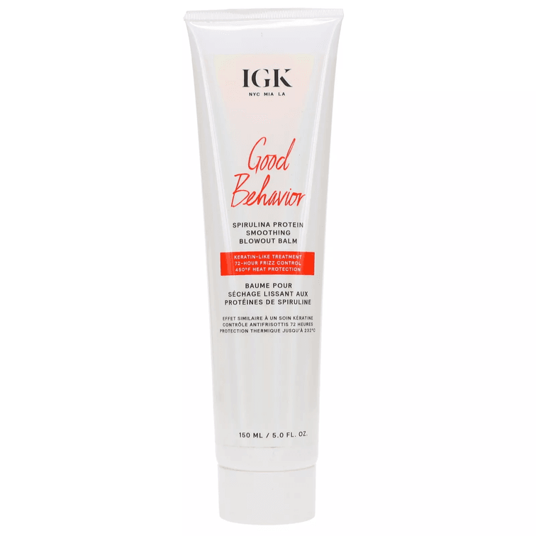 IGK Good Behavior Spirulina Protein Smoothing Blowout Balm 5 oz