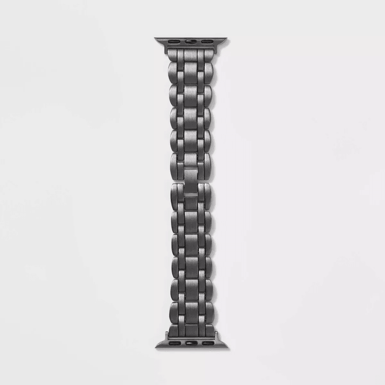 Apple Watch Scalloped Metal Link Band - heyday™ Black 42/44/45mm