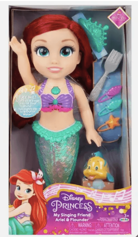 The Little Mermaid Disney Princess Ariel Singing Toddler Doll - Box Damage 