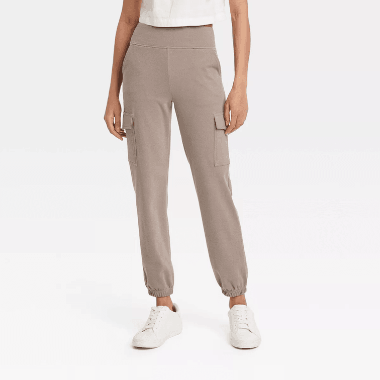 Women's Size XL Relaxed Fit Super Soft Cargo Joggers - A New Day™