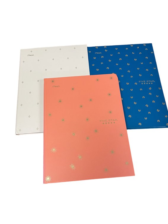 Pack of 3 - Five Star Composition Notebook Hardcover 