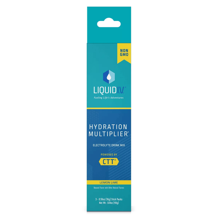 6 boxes - Liquid I.V. Hydration Multiplier Vegan Powder Electrolyte Supplements - Lemon Lime - 0.56oz each