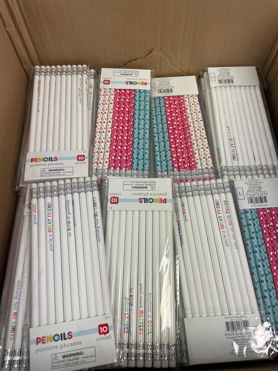 Box of Pencil Packs (10 ct per pack)