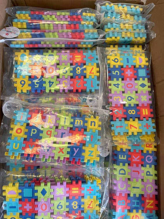 Box of Puzzle Connectors 