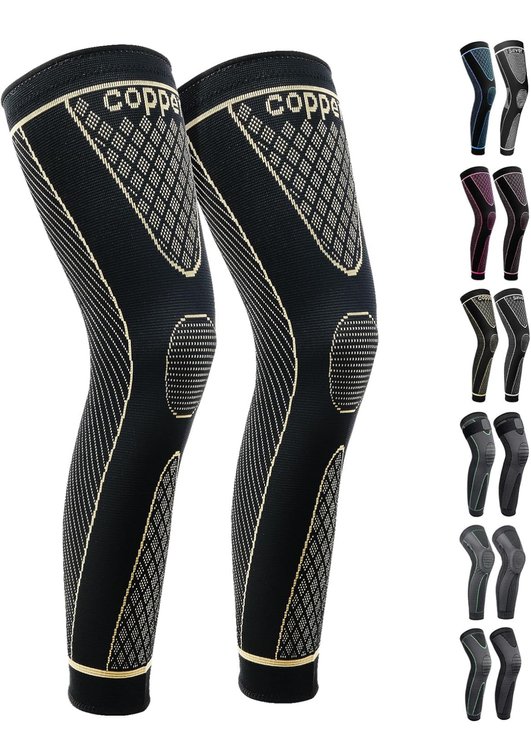 Set of 2 Size XXXXL Sports Full Leg Sleeves 