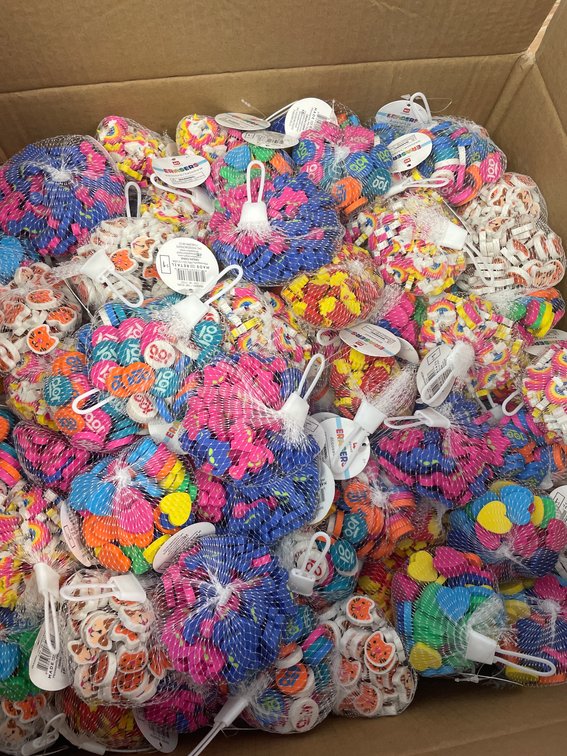 Large Lot of Kids Erasers Packs