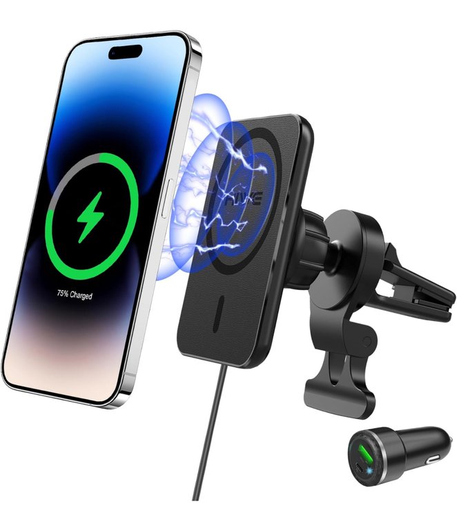 Magnetic Car Vent Mount Wireless Car Charger