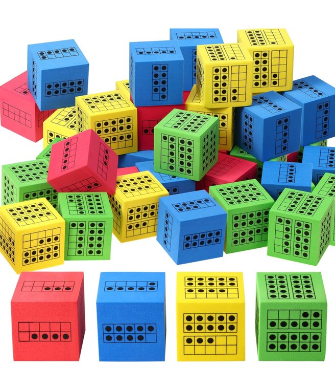 20 pcs Ten Frame Math Foams 