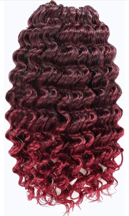 Deep Wave Crochet Hair 14"