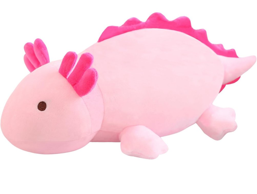 Set of 2 - Weighted Axolotil Plush Toy