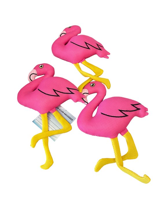 3 pack flamingo hot tub scum absorbers