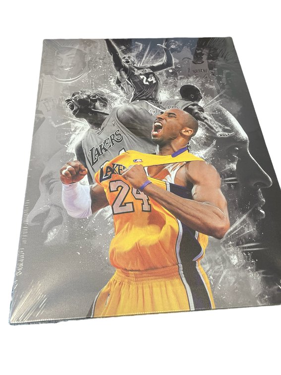 Set of 2 Lakers Kobe canvas wall art