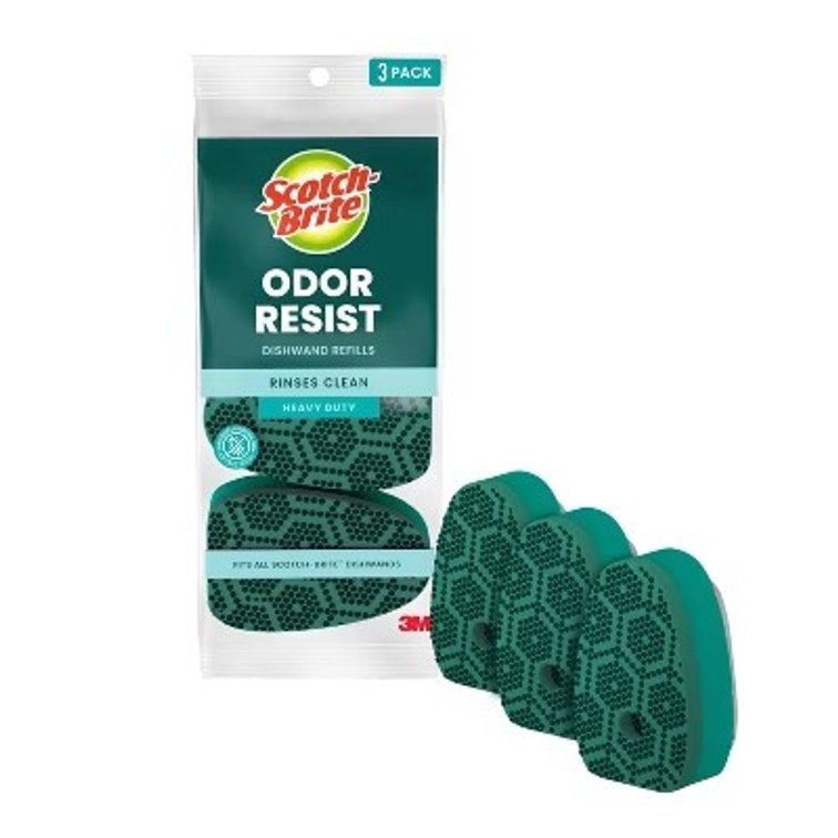 Scotch-Brite Odor Resist Dishwand Refill - 3ct