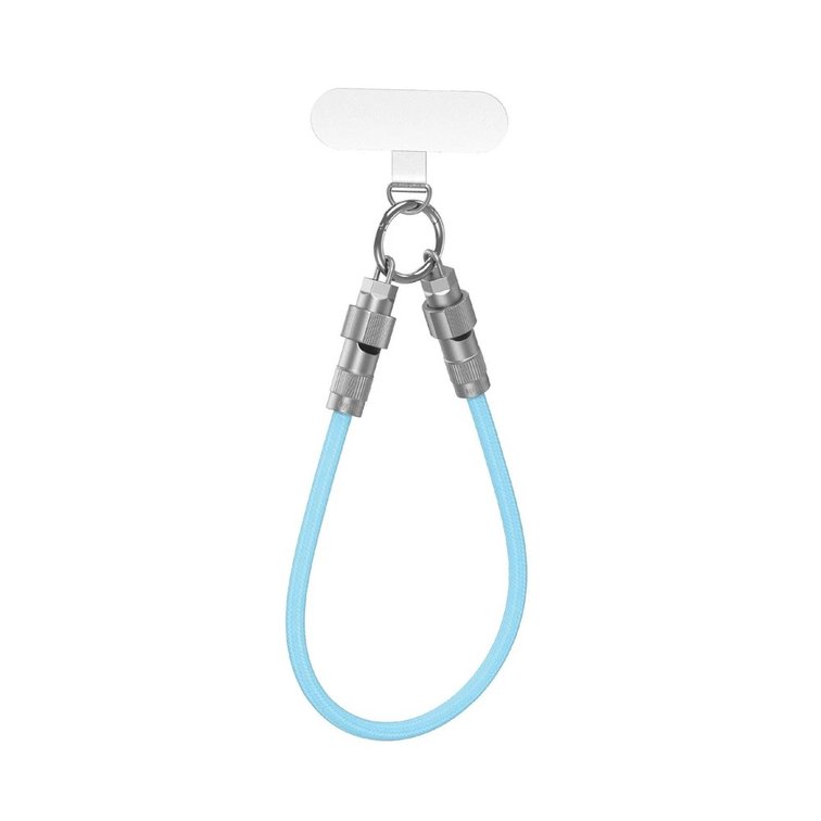 set of 2 GEMS 12.6" Universal Phone Wristlet USB-C Cable - Teal