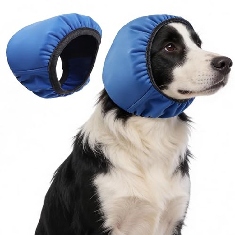 Dog Ear Muffs No Shake Ear Wraps for Dogs Hematoma Healing, Dog Calm Hoodie