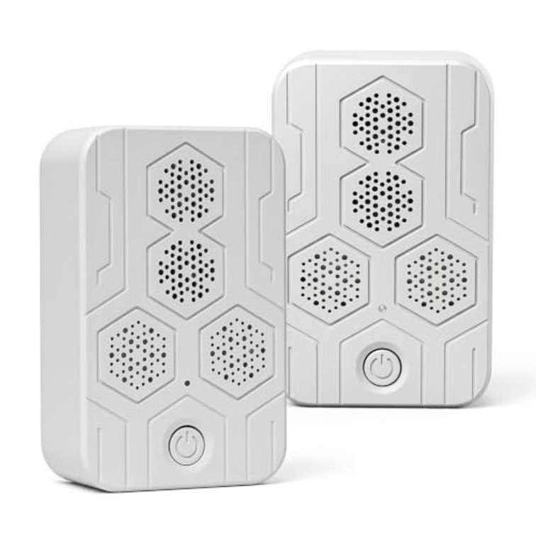 Upgraded Bat Repellent Deterrent Devices for Attic, Ultrasonic Bat Repellent for Indoor Use, Plug in Bat Deterrent System Bats Keep Away for Home, Friendly to Pet & Human (2-Pack)
