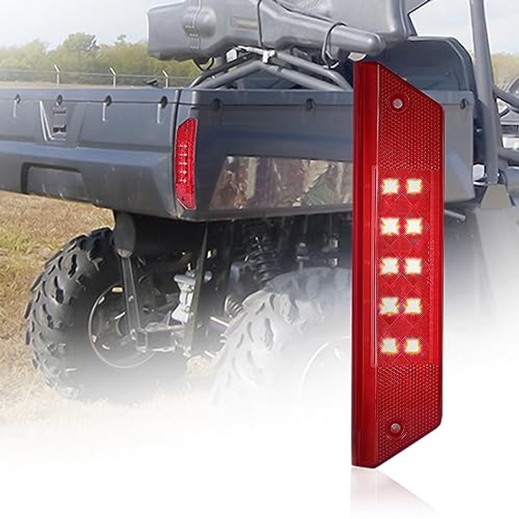 KEMIMOTO Rear Tail Light 1PC Compatible with Polaris Ranger 800 700 900 4x4 6x6 Crew 2009-2016 Brake Light Accessories Replacement for OEM #2411099(Fit Passenger & Driver Side)