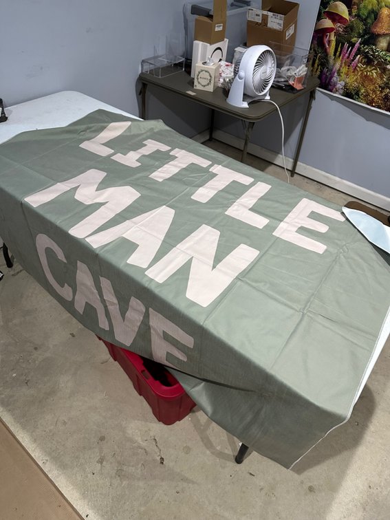 Little Man Cave Large Banner