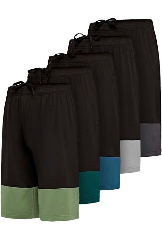 Size Small 5 Pack Boys Dri Fit Shorts