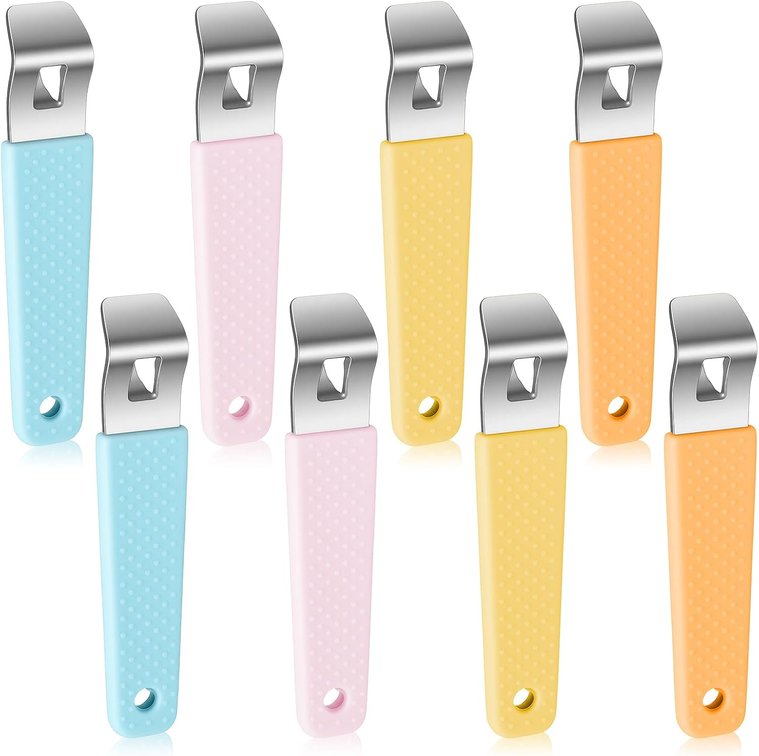 8 Pcs Vial Opener Mini Bottle Opener Stainless Steel Vial Decapper