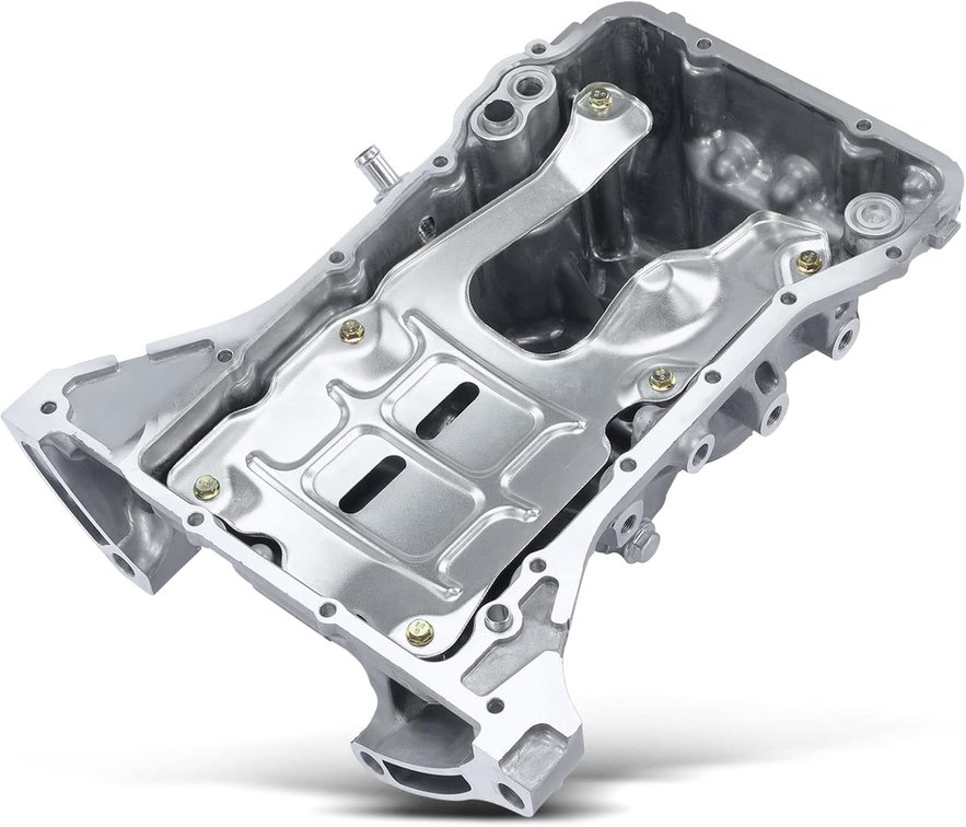 A-Premium Engine Oil Pan Sump with Drain Plug Compatible with Honda