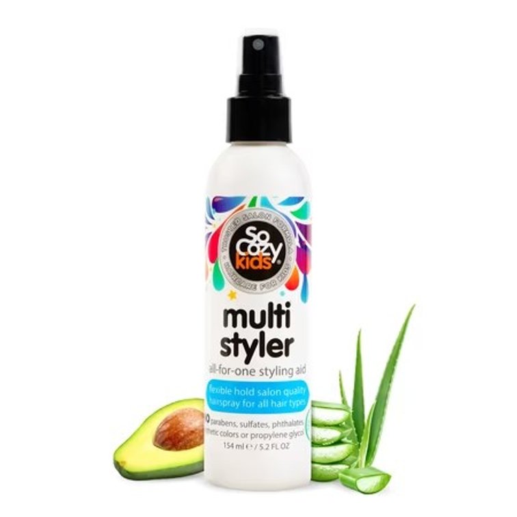 SoCozy Kids All-for-One Multi Styler Hair Spray, for All Hair Types, Unisex, 5.2 oz.