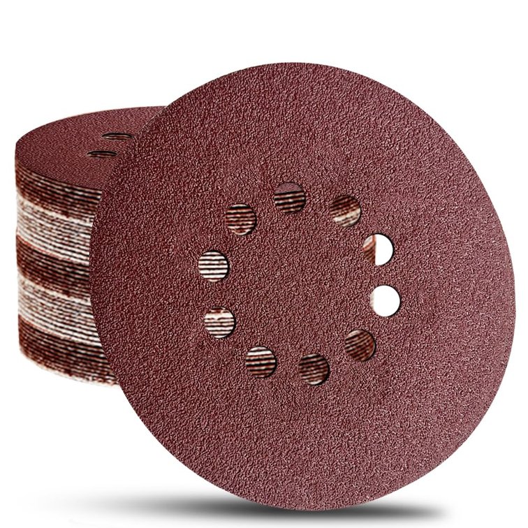 30PCS 9 Inch 10 Hole Sanding Discs Sandpaper for Drywall Sander