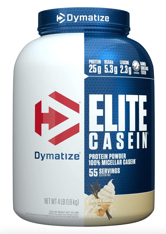Dymatize Elite Casein , Smooth Vanilla, 4 lb (1.8 kg)