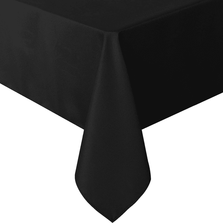 Polyseter Square 54" Overlay/Tablecloth Black