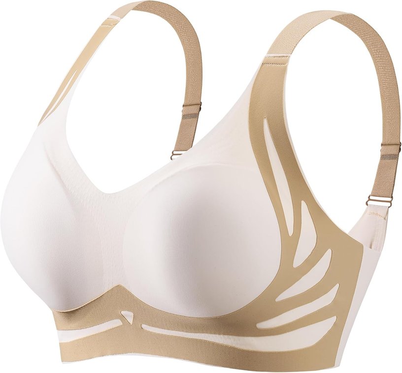 Size XXL Jelly Bras for Women Plus Size Bras Wireless Bra No Underwire Push Up Seamless Sleep Comfortable Womens