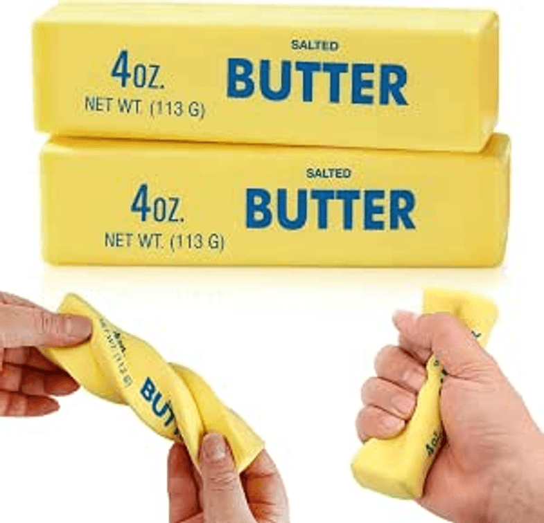 2-Pack Slow Rising Butter Stick Stress Relief Toy