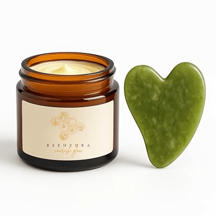 Grass-Fed Beef Tallow Balm & Gua Sha Set – Nourishing Tallow Moisturizer for Face, Body & Hands – Natural Skincare
