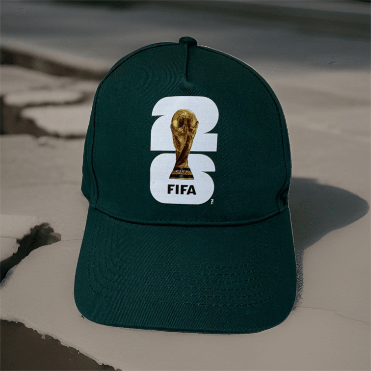 FIFA World Cup 2026 Officially Licensed Green Adjustable Strapback Cap