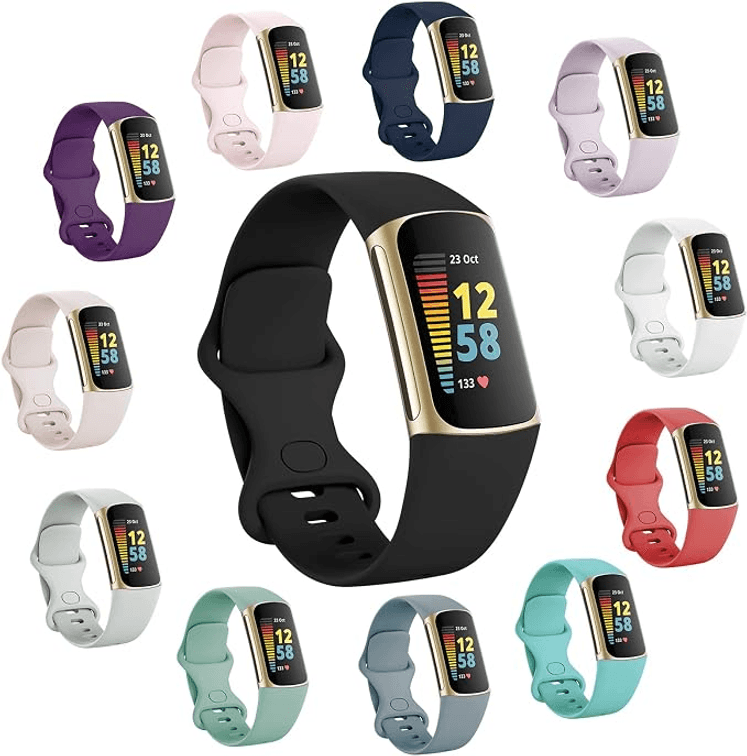 12-Pack Band Compatible with Fitbit Charge 5 Bands