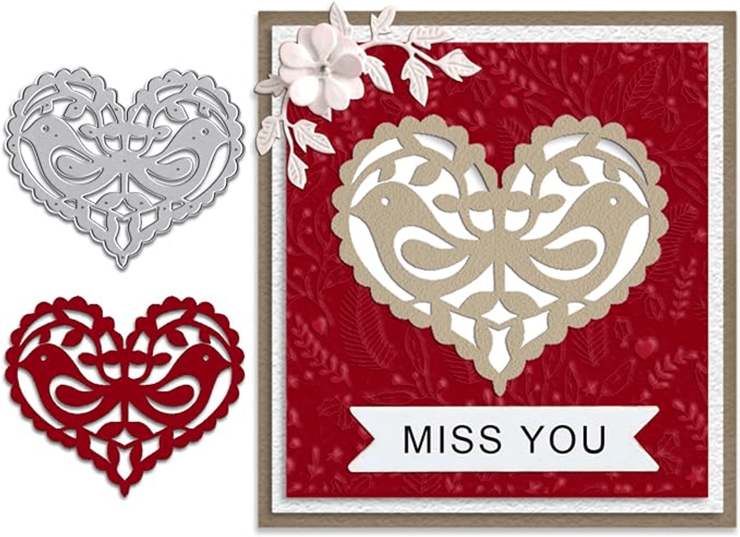 Valentines Love Metal Cutting Dies for Card Making