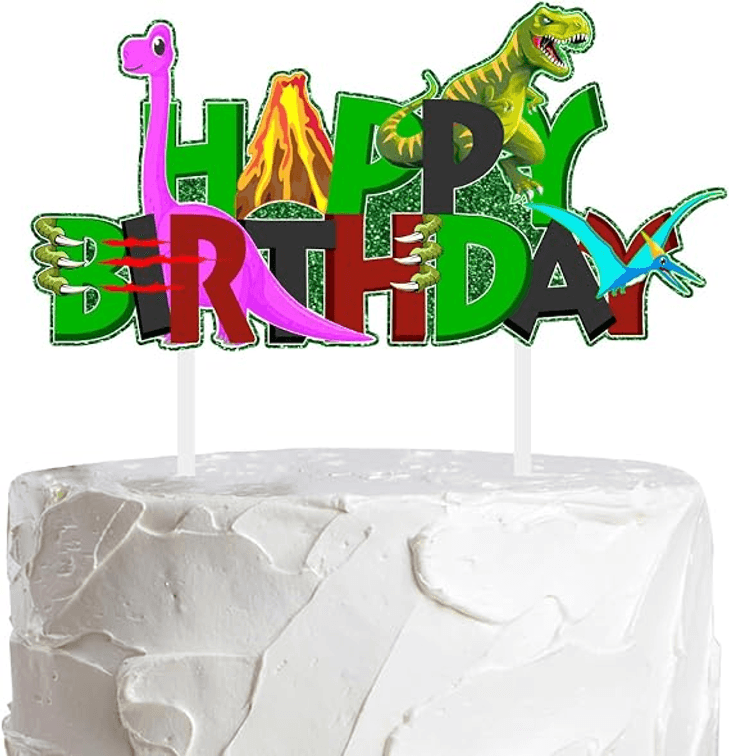 Dinosaur Themed Cake Topper