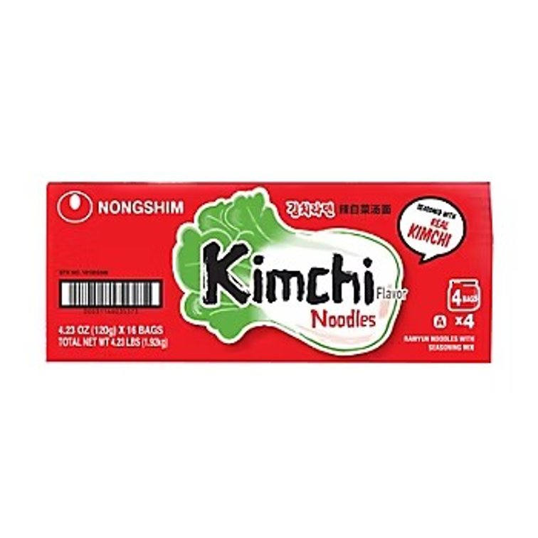 Nongshim Kimchi Ramyun Noodle Soup, 16 pk./4.2 oz.