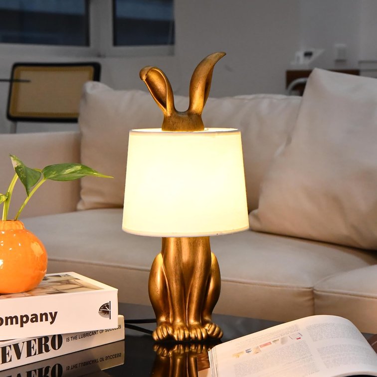 YHT Bunny Table Lamp, Cute Animal Rabbit Lamp,Bunny Lamps