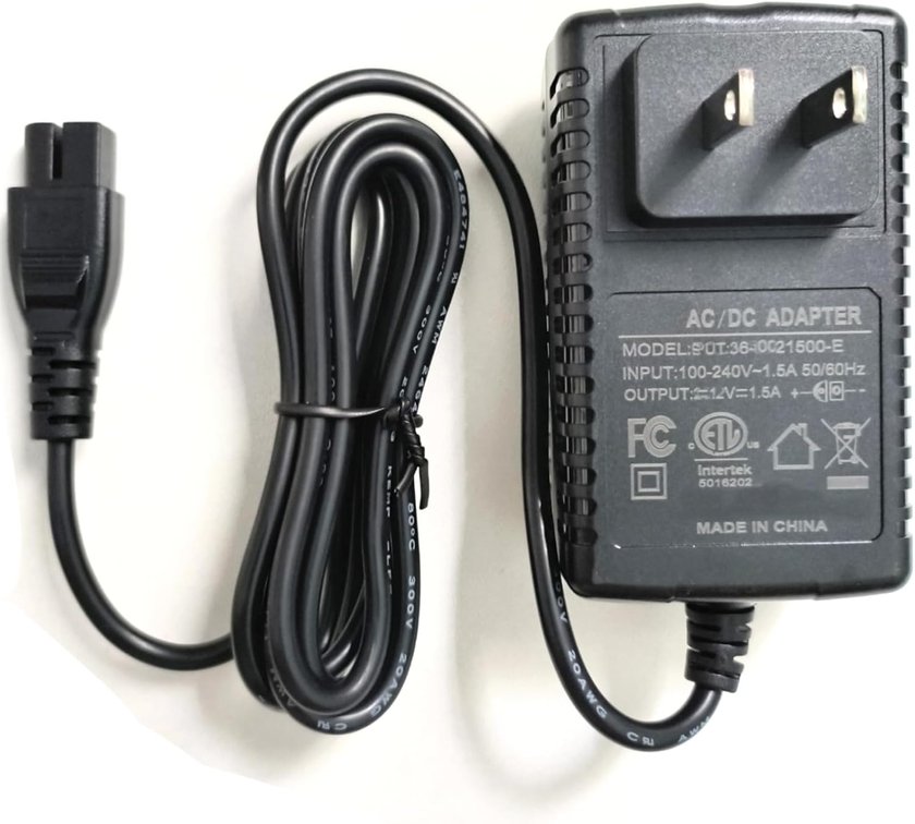 25.2V Charger Cord for WYBOT C1 C2 C2V Robotic Pool Vacuum Cleaner, Compatible with Wybot OS7010C C1 C2 C2B OS2010 Cordless Pool Cleaner AC Adapter Power Supply