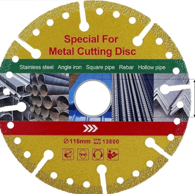 Set of 3 Diamond Cutting Wheel 4 1/2" x 7/8"