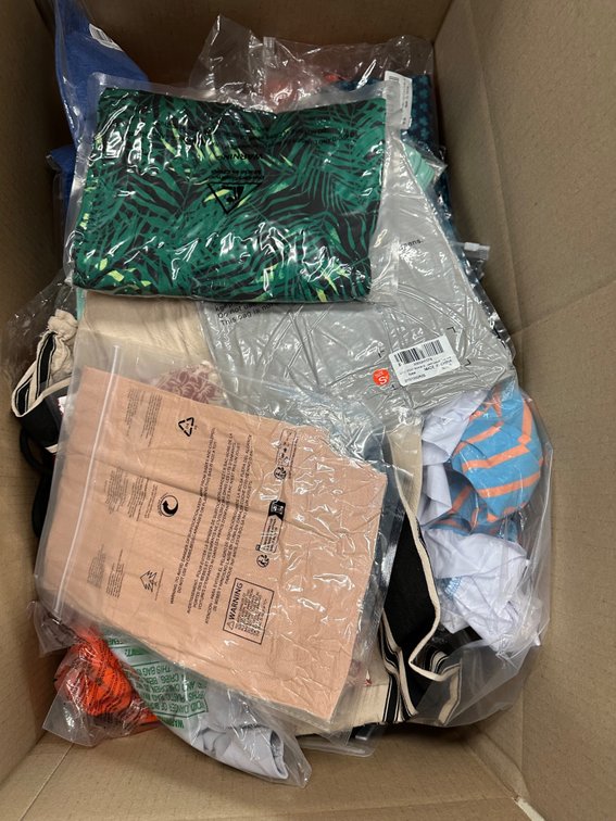 Wholesale Box of Amazon Clothing Various Sizes and Styles
