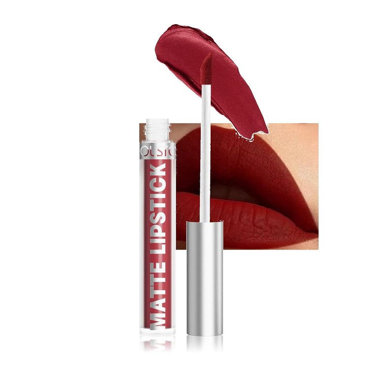 COOL STORY Matte Lip Stain Tint Liquid Lipstick Highly Pigmented Color Hydrating Lightweight Long-Lasting Waterproof Lip Liner