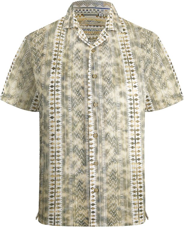 Size Large Alex Vando Mens 4-Way Stretch Wrinkle Free Business Casual Dress Shirt