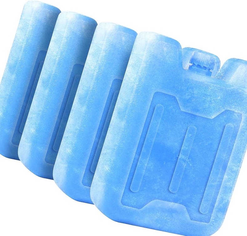 Ice Packs for Lunch Boxes Cooler Tote Bags Reusable Refreezable Cold Slim Large Cheap Hard Protable Icepacks for Bento Shipping Beach Camp Car