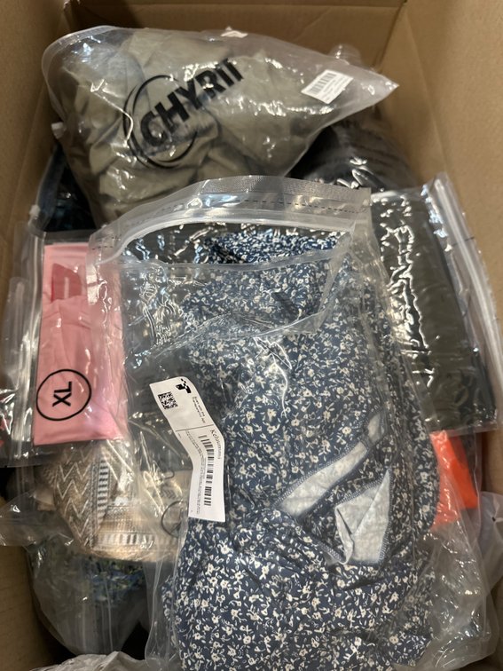 Wholesale Box of Amazon Clothing Various Sizes and Styles