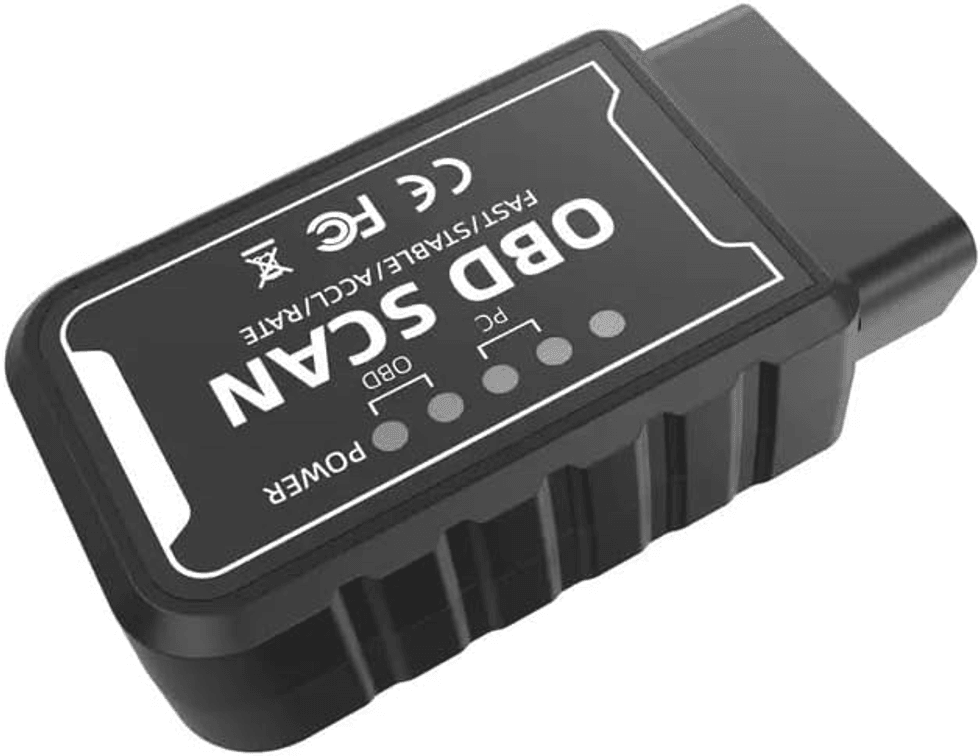Car Diagnostic Scanner, Full OBD2 All-System Car Diagnostic Tool, Free APP, Fast Scan, Multi-Language, Compatible with iOS & Android, Car Engine Fault Code Reader