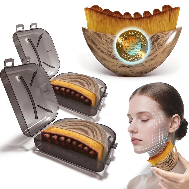 New Lymphatic Contour Face Brush,Dry Brush For Lymphatic Drainage,Soft Facial Tool For Sculpting Anti-Puffiness, Detox & Lift, Improves Skin Glow,Cellulite For Neck, Jawline 1 Pcs